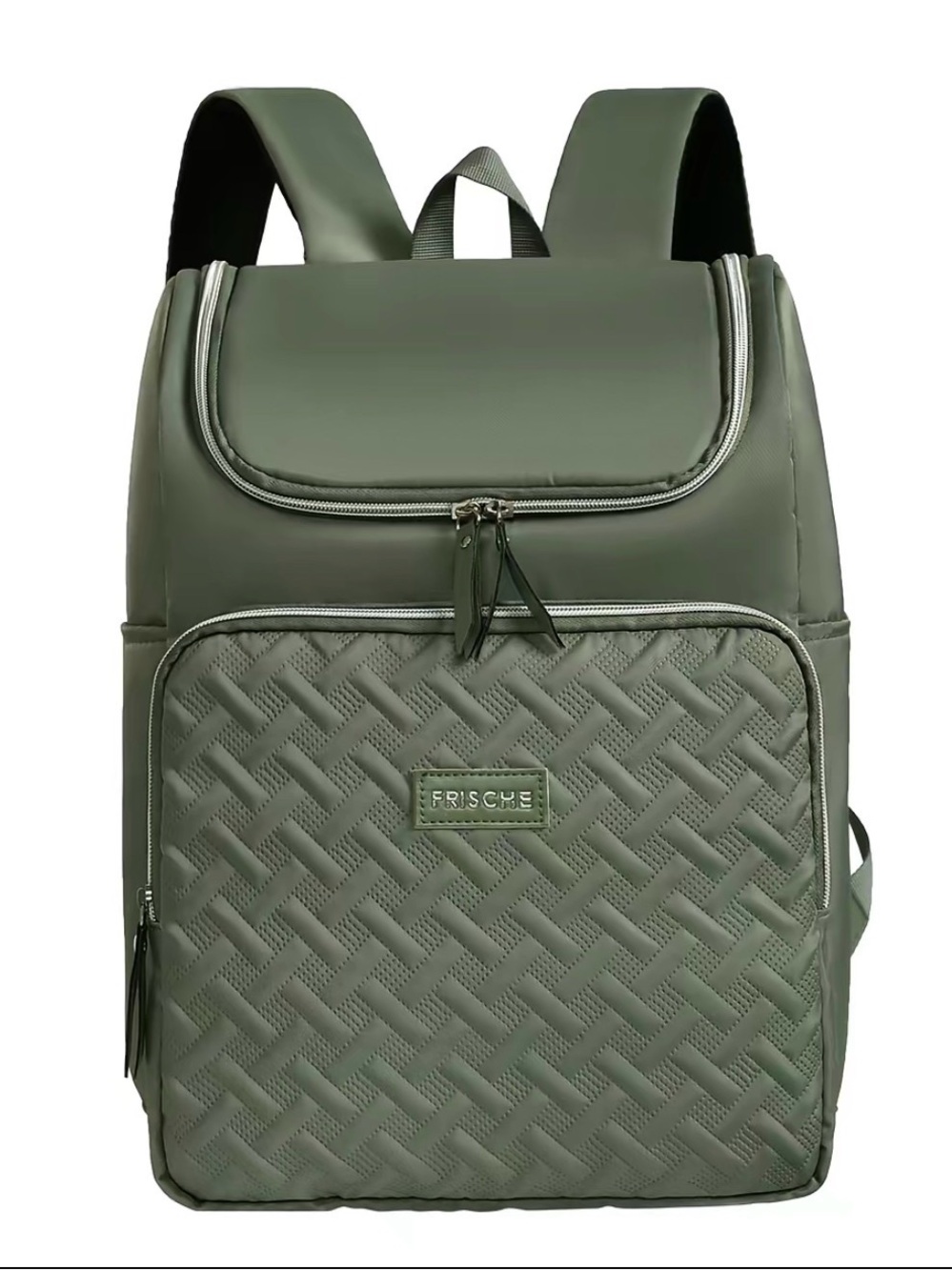 Frische Olive green Quilted Insulated Leak-Proof Cooler Backpack Insulated NWOT